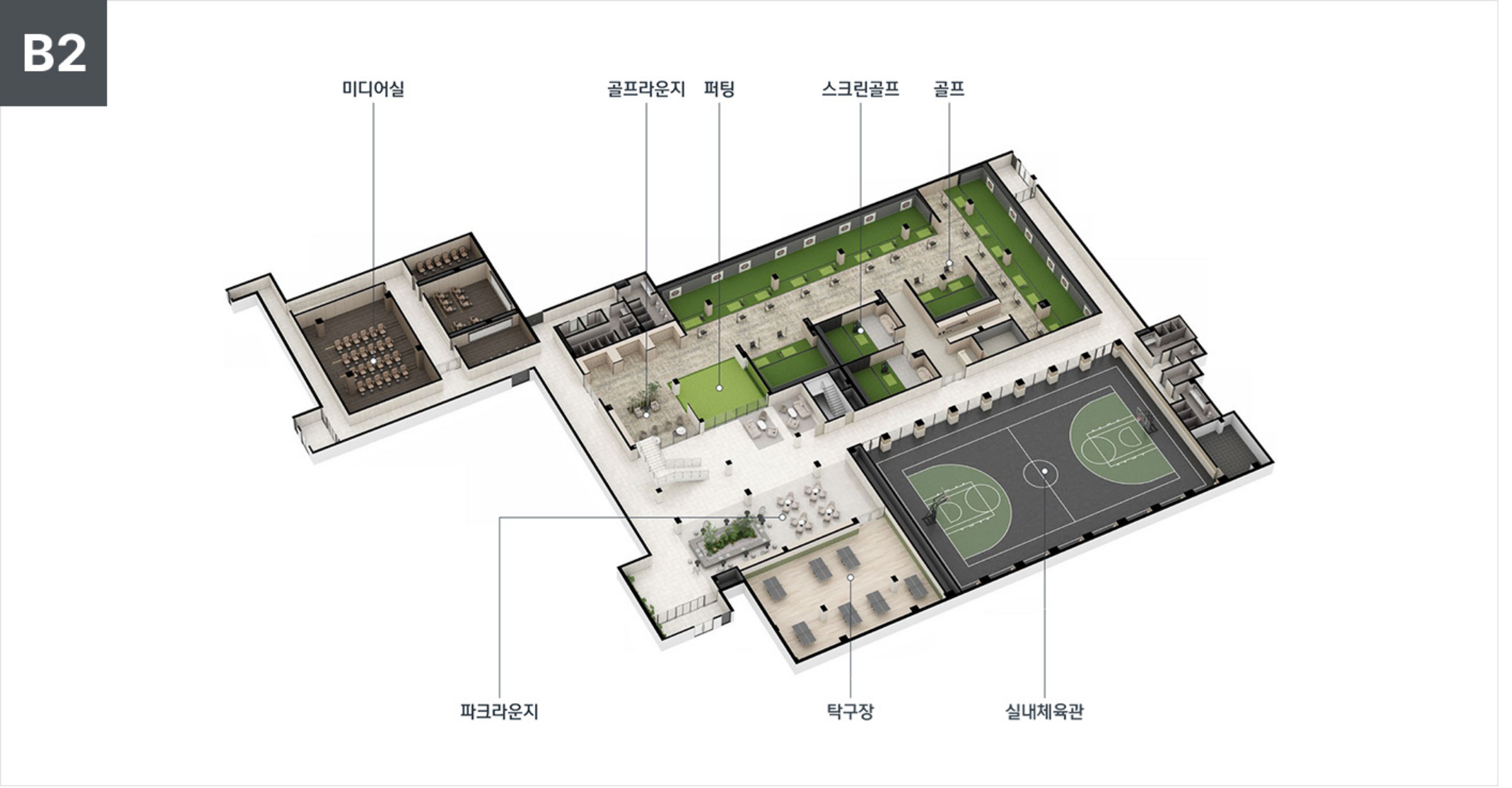 라이프스타일 커뮤니티 공간 이미지